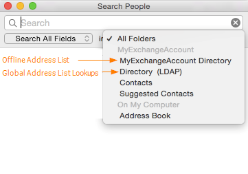 outlook for mac view contacts by last name